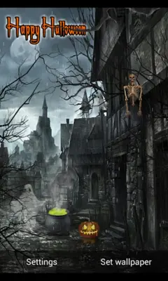 Halloween Live Wallpaper 2020 android App screenshot 4